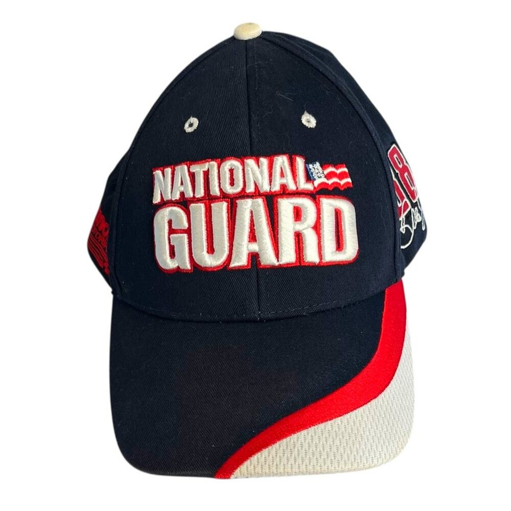 National Guard Cap Baseball Hendrick Motor Sports Dale Jr. 88 Red White and Blue